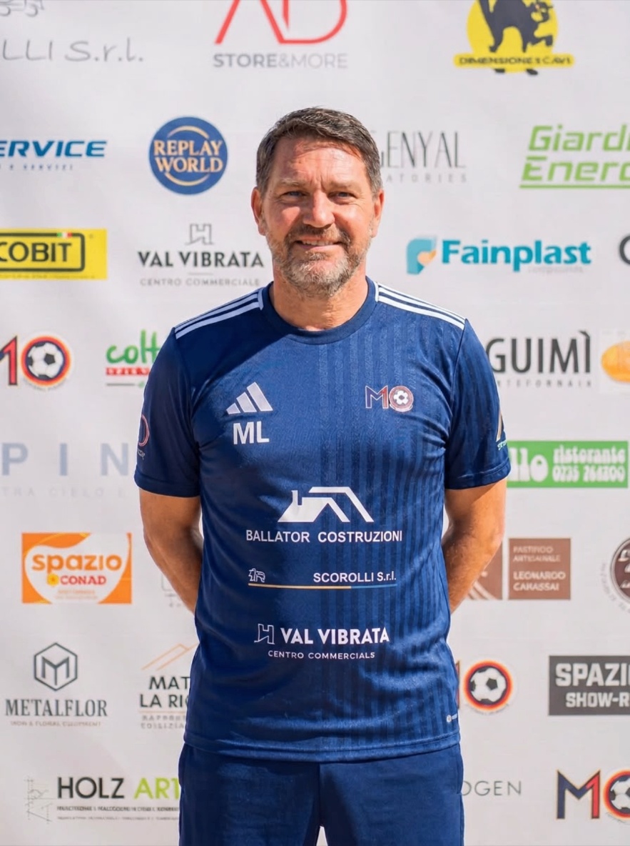Ritratto ufficiale di Massimo Lattanzi, staff tecnico M10