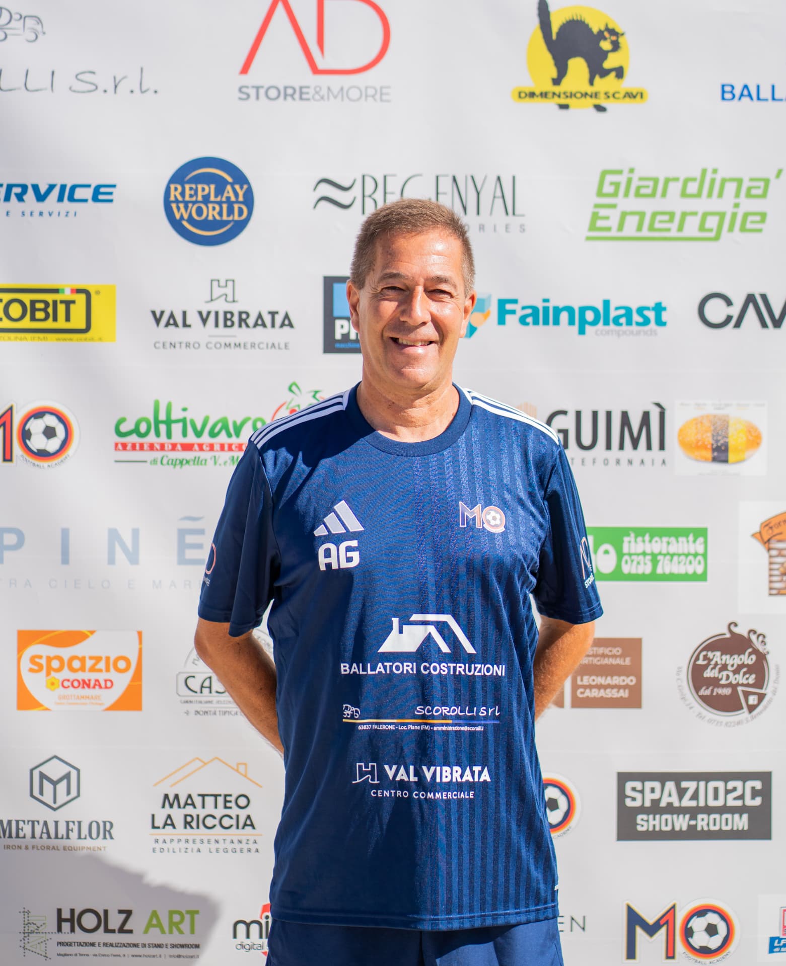 Ritratto ufficiale di Giuseppe Antognazzi, staff tecnico M10