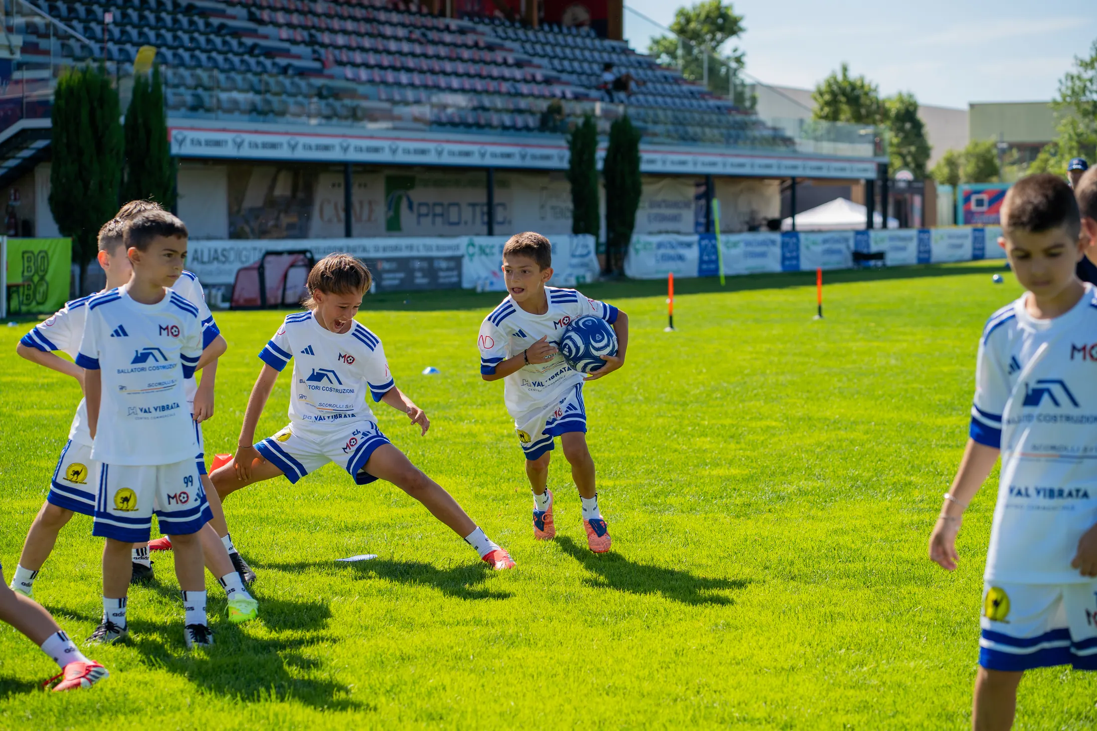 Riscaldamento del Summer Camp M10 2026 al Campo Nelson Mandela